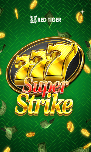 Screenshot van het spel 777 Super Strike slotmachine op het QBet platform